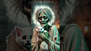 OMG Zombie Granny Breaks Into a Kittens House 😱🧟 cat rescueanimals zombie [upl. by Donal]