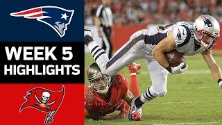 Patriots vs Buccaneers  NFL Week 5 Game Highlights [upl. by Maddeu960]