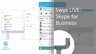 Swyx LIVE Skype for Business zusammen mit der Swyx Telefonanlage nutzen [upl. by Akimak]