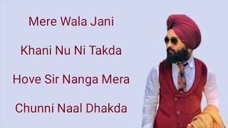 Mere Wala Sardar  Lyrical Song  Jugraj Sandhu  Punjabi Song [upl. by Sadoc272]