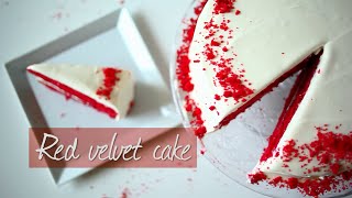 Red velvet cake recipe video  How to make a classic red velvet cake [upl. by Monjan7]