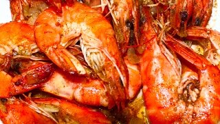 How to Cook Buttered Shrimp Recipe  English [upl. by Powers]