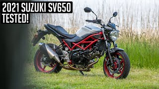 2021 Suzuki SV650  First Ride Review [upl. by Giess897]