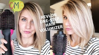 REVLON ONE STEP HAIR DRYER  Salon Style Blowout At Home [upl. by Andromada967]