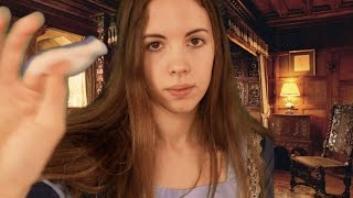 Princess Healing Your Wounds  ASMR  Tweezing Wiping Face Touching [upl. by Nnylidnarb]