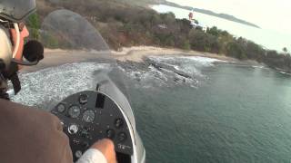 Gyrocopter stunt  Flying at very low level in FULLHD [upl. by Uund920]