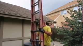 Setting Up Extension Ladder [upl. by Ramyaj532]