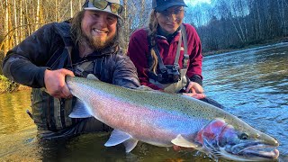 MONSTER STEELHEAD Fishing In The RAINFOREST [upl. by Eatnohs930]