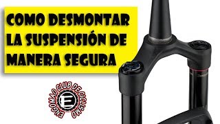 Manera segura para desmontar la suspensión de tu MTB [upl. by Orlene]