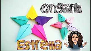 Como hacer una estrella de papel origami [upl. by Fielding]