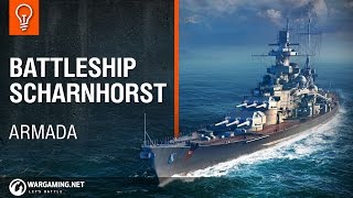 World of Warships  Armada Scharnhorst [upl. by Yditsahc]