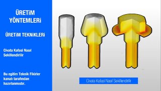 Cıvata Kafası Nasıl Şekillendirilir [upl. by Silvers]