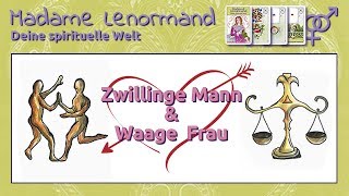 Zwillinge Mann amp Waage Frau Liebe und Partnerschaft [upl. by Arhna716]