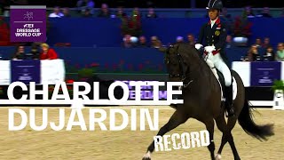 Charlotte Dujardin amp MSJ Freestyle Record Breaking Performance  FEI Dressage World Cup™ [upl. by Atteynek]