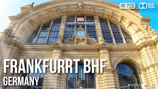 Frankfurt Hauptbahnhof One Of The Busiest Train Stations In  🇩🇪 Germany 4K HDR Walking Tour [upl. by Hakeem]