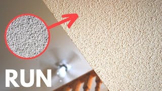 Popcorn Ceiling Asbestos  The Truth About Popcorn Ceilings and Health [upl. by Apollus]