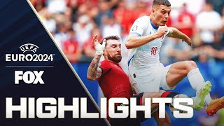 Georgia vs Czechia Highlights  UEFA Euro 2024 [upl. by Nylrebmik375]