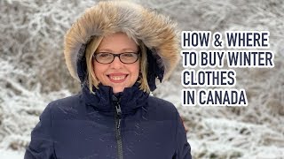 How and where to buy winter clothes in Canada [upl. by Athalia173]