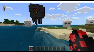 Summoning the 3 headed ghast in minecraft [upl. by Kimberlee]