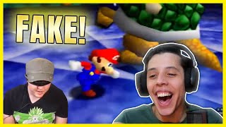 Pro Speedrunner reacts to quotObvious Cheater Fakes Blindfolded Super Mario 64 Speedrunquot [upl. by Adham712]