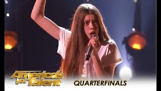 Courtney Hadwin Shy Schoolgirl With SHOCKING Voice on Americas Got Talent [upl. by Anna]