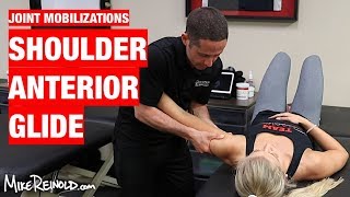 Shoulder Joint Mobilization  Anterior Glide [upl. by Ahsienyt]