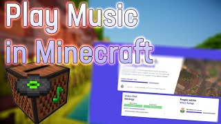 Minecraft Music Plugin OpenAudio  Minecraft Plugins [upl. by Atilrac]