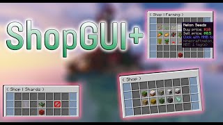 ShopGUI Plugin  Minecraft Plugins [upl. by Schlessinger]