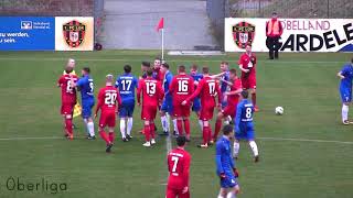 SPIELABBRUCH FOULS und RUDELBILDUNGEN  MVH KREISLIGA [upl. by Aret]