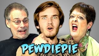 ELDERS REACT TO PEWDIEPIE [upl. by Atinid]