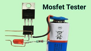 Simple mosfet tester circuit [upl. by Goodyear68]