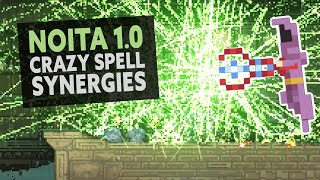 Noita 10  SPELL SYNERGY GUIDE  This Has Some Crazy Combos [upl. by Joseito]