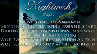 Nightwish  Sagan with Lyrics  New Single 2015 [upl. by Hoskinson]