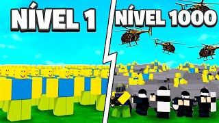 OS SOLDADOS DO EXÉRCITO DE NOOBS EVOLUÍRAM NO ROBLOX [upl. by Devitt]