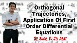 Orthogonal Trajectories Application of First Order Differential Equations [upl. by Ettesyl]