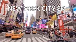 New York City 8K  VR 360 Drive [upl. by Nealah842]