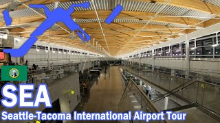 SeattleTacoma International Airport  SEA  Complete Airport Tour [upl. by Ahsiekrats12]