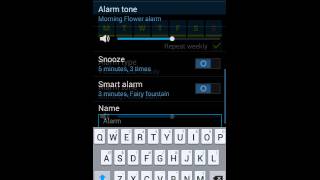 How to set up alarm in Samsung Galaxy [upl. by England]