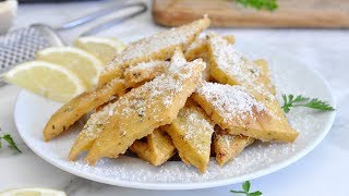 Italian Panelle Chickpea Fritters by Cooking with Manuela [upl. by Nefets581]