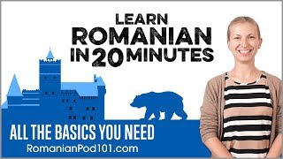 Learn Romanian in 20 Minutes  ALL the Basics You Need [upl. by Lehcim]