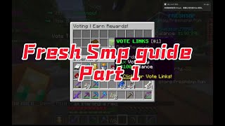 Minecraft Fresh Smp guide part 1 [upl. by Seymour]