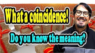 Meaning of quotWhat a coincidencequot  ForB English Lesson [upl. by Enilauqcaj555]