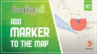 Leaflet JS Tutorial  Add A Marker To The Map Layer  Leaflet Series  GeoFox  Leaflet2 [upl. by Nerral]