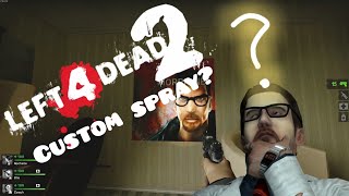 Left 4 Dead 2  How to import custom spray [upl. by Gweneth]