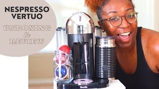 NESPRESSO VERTUO  How Nespresso Vertuo machine works  Unboxing and Review [upl. by Gardal]