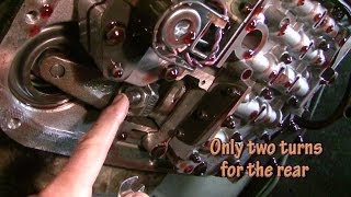 How to adjust bands and change automatic transmission fluid [upl. by Dorey214]