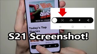 How to Screenshot on Samsung Galaxy S21  S21  S21 Ultra 5G [upl. by Marr]