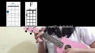 cupid’s chokehold ukulele tutorial [upl. by Loreen]