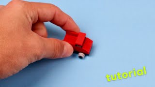 MINI LEGO Pickup Truck How To Build Tutorial [upl. by Somerset]