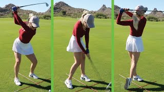 How to Swing a Golf Club  Being Basic with Paige Beginner Golfer Series [upl. by Bilow]